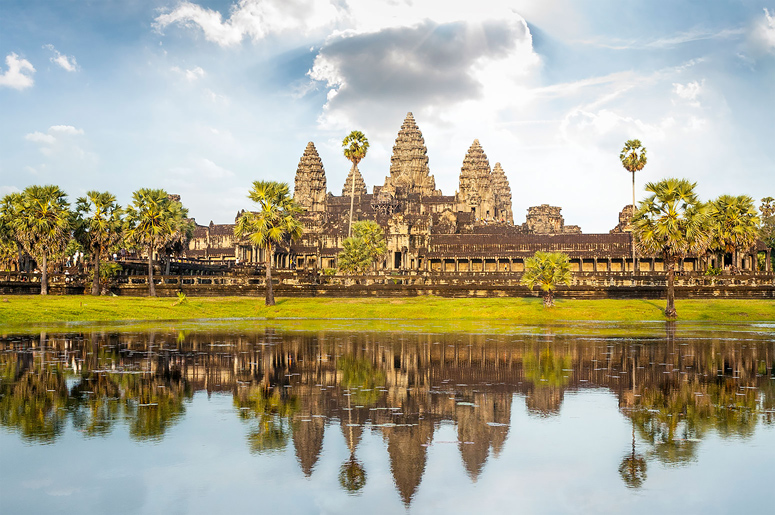 Installation de grande échelle au Cambodge